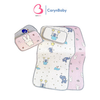   Tặng Kèm Gối Nằm  Chiếu Lụa Điều Hoà 6D - 5D Kèm Gối Cho Bé 60x120cm 