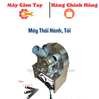 Máy thái hành,tỏi motor điện vỏ inox