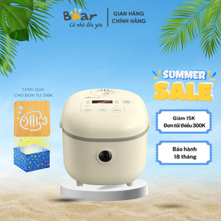 Nồi cơm điện dung tích 2l bear dfb-b20a1 – nồi cơm đa năng có 8 chế độ nấu công ty cp xnk bear việt nam