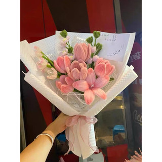 Hoa handmade kẽm nhung làm theo yêu cầu