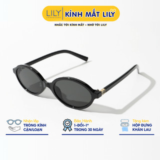 Kính thời trang nữ LILYEYEWEAR chất liệu nhựa mắt chống ánh sáng xanh trendy tỷ tỷ TQ 6272