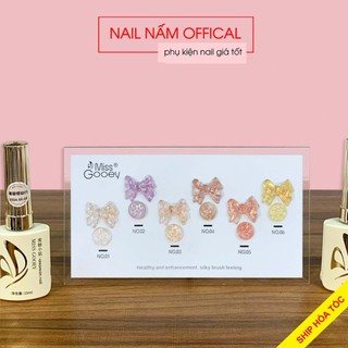 Set sơn nhũ xà cừ Miss Gooey 6 màu số 5 tặng kèm bảng màu