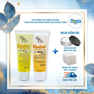 ✅[Chính Hãng_Giá Sỉ] Gel chống nắng da mặt Fixderma Shadow SPF 30+ (75g)