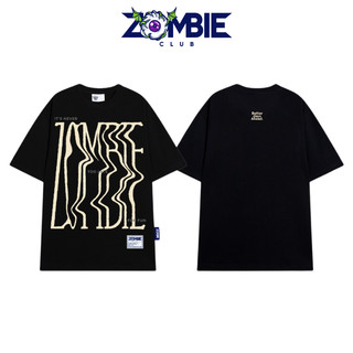 Áo thun Zombie Club x PAMIN T'S NEVER TOO LATE vải thun cotton cao cấp định lượng 250gsm ZB004