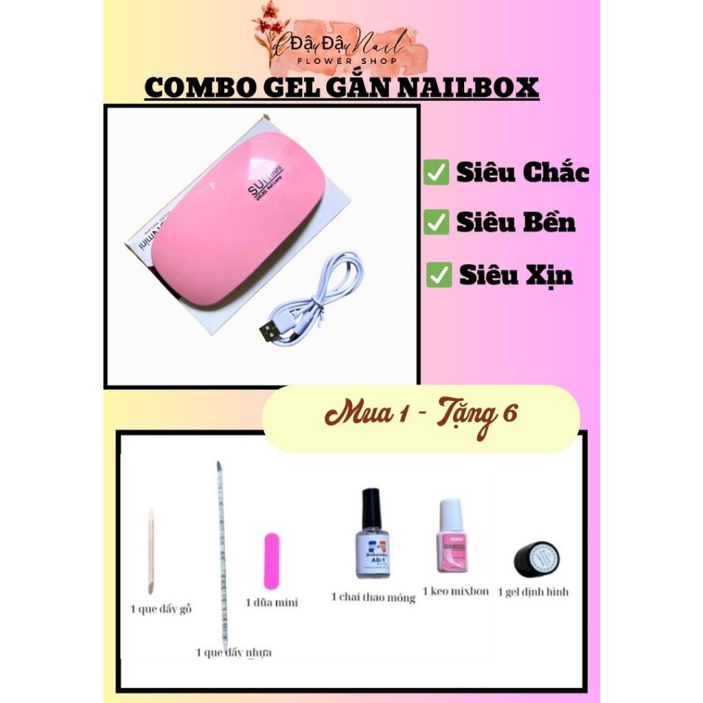 Combo gắn và tháo nail box siêu rẻ - Combo làm nail làm móng giả