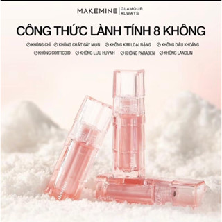 Son kem bóng MAKEMINE thạch nước thuỷ tinh Jelly Dew Tint Make Mine kèm nơ dễ thương