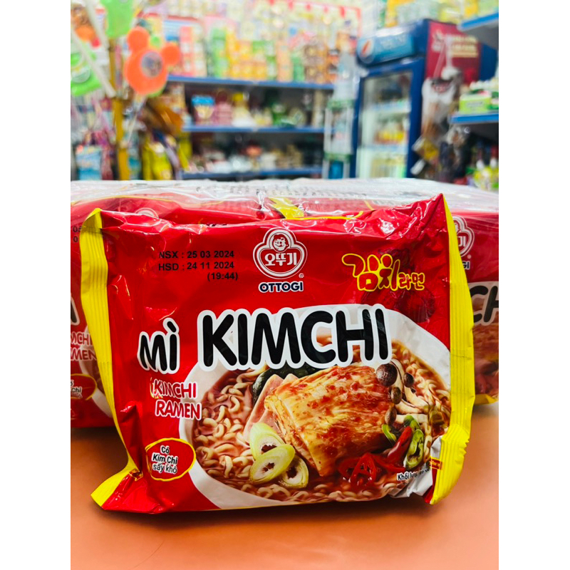 Mì KIMCHI Ottogi gói 120g (bịch 8 gói)