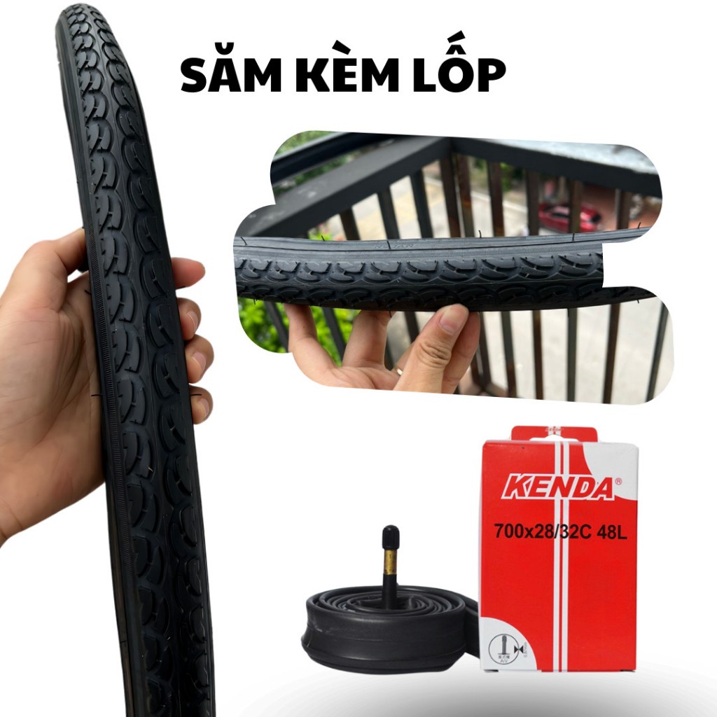 Săm Kèm Lốp Kenda 700x32C Chuyên Dụng Cho Xe Đạp Thể Thao,  Road Bike, City Bike,..