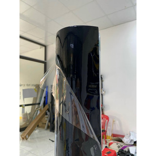 Decal đen bóng 3 lớp đế PET cao cấp dán xe khổ ngang 60cm
