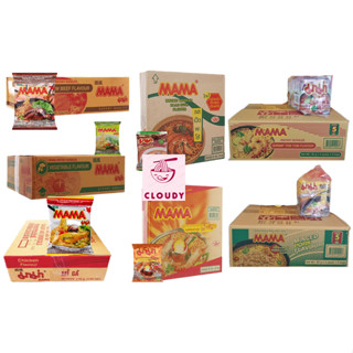 Thùng 30 gói Mì Mama vị Bò hầm, Gà, Heo bằm, Vịt tiềm, Tomyum, Tôm kem, Chay rau nấm Thái Lan