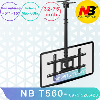 T560 Giá Treo Tivi Thả Trần North Bayou -Giá treo tivi trên trần nhà [Màn hình 32-75inch] [Lắp đặt mọi địa hình]