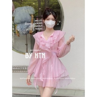 Đầm Dự Tiệc Tiểu Thư Tay Dài Cách Điệu- Selia Dress