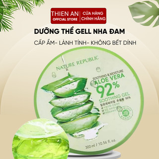 Gel nha đam dưỡng ẩm & làm mềm da đa năng - gel lô hội 98% aloe vera gel milaganics 300ml