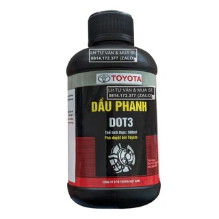 Dầu thắng toyota dot 3 chính hãng 500ml