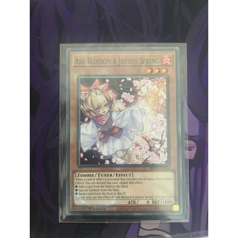 [GAUMEOYGO] Thẻ bài YugiOh TCG Ash blossom and joyous Spring Common