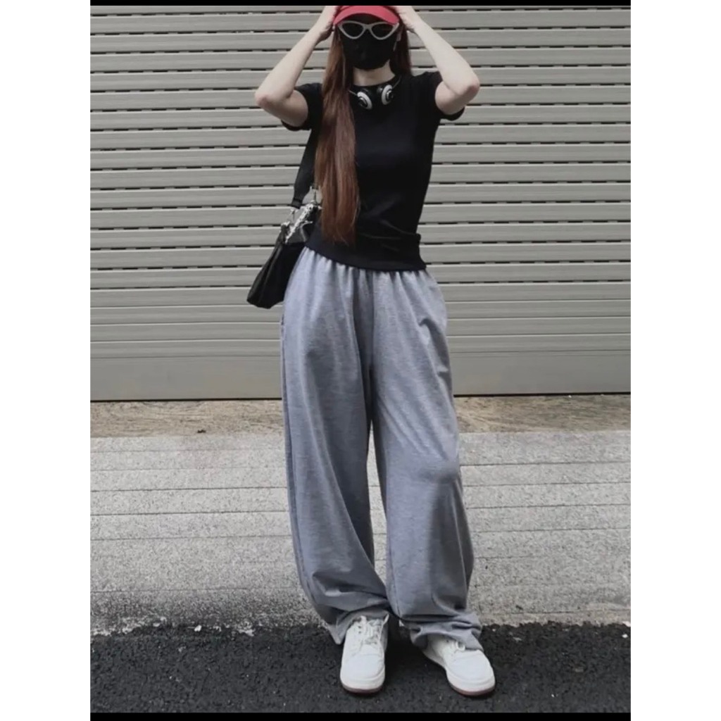 Quần Nỉ ống rộng nữ,quần dáng xuông unisex lưng cao đẹp,siêu hách dáng BUN222 | BigBuy360 - bigbuy360.vn