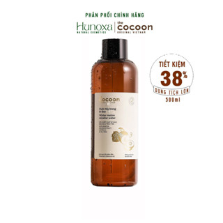 Nước tẩy trang bí đao Cocoon 500ml làm sạch bụi bẩn, nước tẩy trang bí đao thuần chay loại  dầu thừa cho da mụn