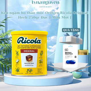 Kẹo ngậm ho thảo mộc Orihiro Ricola Original Herb 250gr Đức [ Mẫu Mới ]