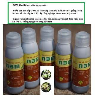 Phân bón lá ra rễ cực mạnh n3m - 1 lọ 20ml
