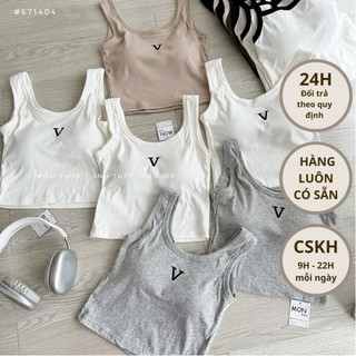 Áo ba lỗ thêu chữ 613 # 671404