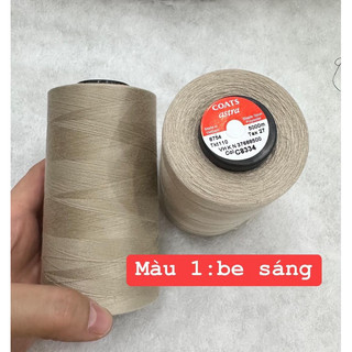 [ 5000m/1cuộn] Chỉ may coats các màu sợi Tex 27 và 60/3