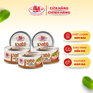 Combo 5 hộp pate cột đèn hải phòng đóng hộp 150g - đồ hộp hạ long tiện lợi mang đi picnic.