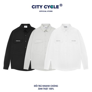 Áo Sơ Mi Freedom Local Brand Chính Hãng City Cycle chất liệu kaki cao cấp form rộng oversize unisex