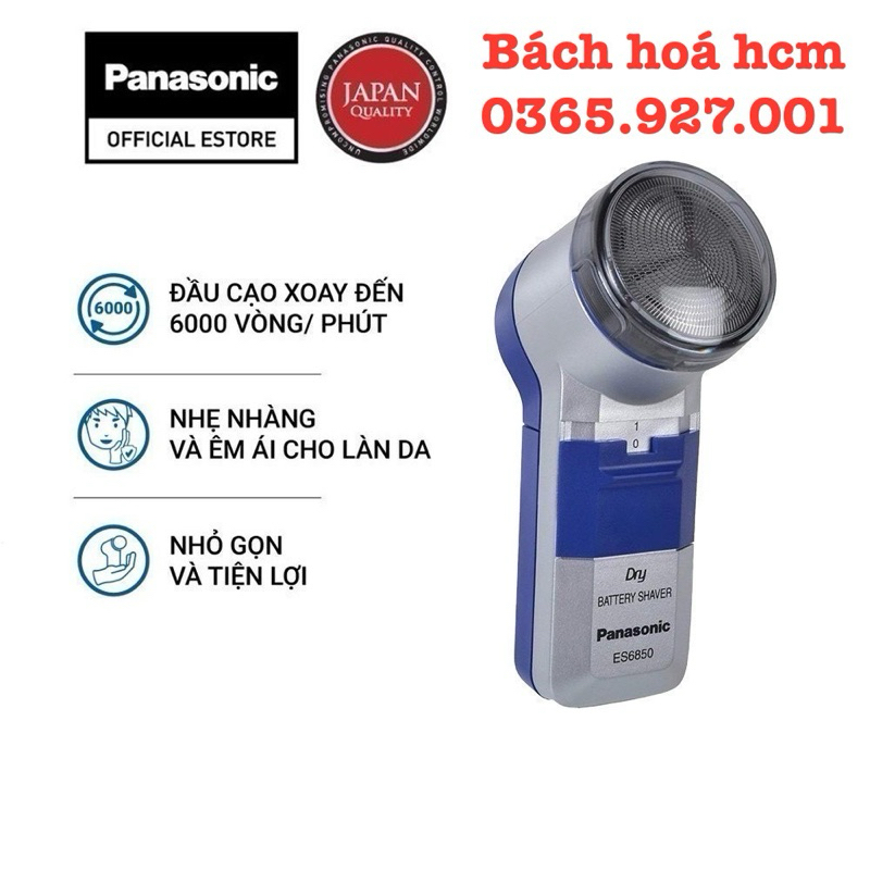 Máy cạo râu Panasonic ES6850 (tặng kèm 2 viên pin)