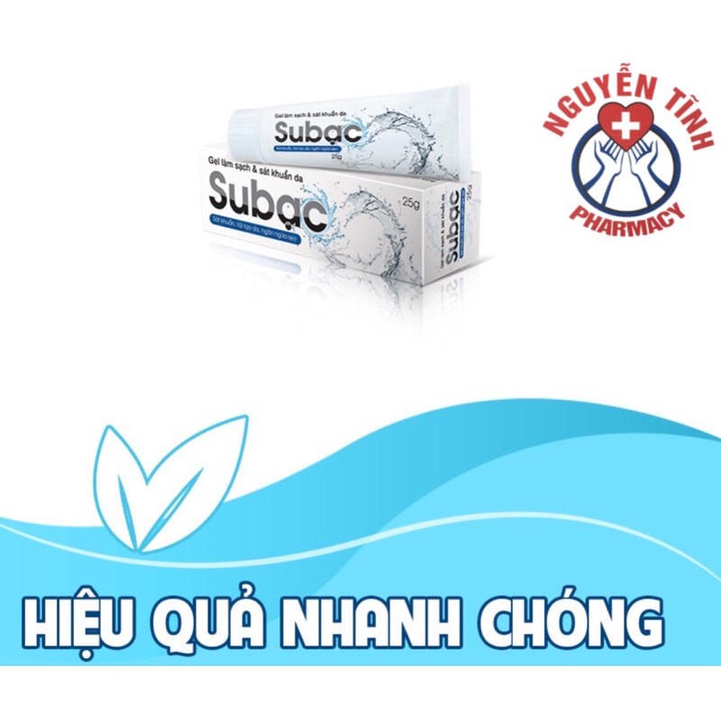 gel SUBẠC sát khuẩn da