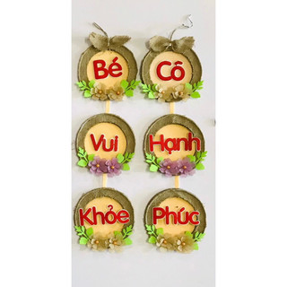 Khẩu hiệu Bé vui khỏe cô hạnh phúc