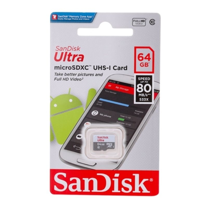 Thẻ nhớ Sandisk Apacer Kioxia MicroSD 64GB class 10_U3