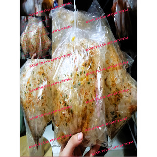 Bánh tráng chà bông tôm hành nhà làm siêu ngon