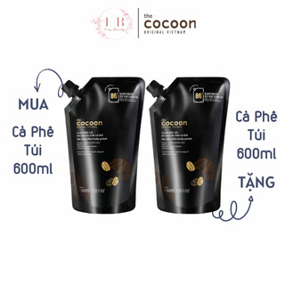 Cà Phê Đắk Lắk Làm Sạch Da Chết Cơ Thể Cocoon 600ml Túi Big size