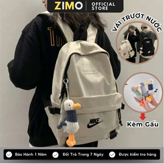 Balo nam nữ phong cách unisex đeo vai cá tính thời trang hot trend 2025 đi chơi du lịch hợp với học sinh đi học kèm gấu