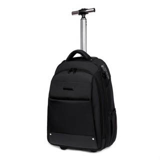  Vali Balo 2 trong 1 có tay kéo ổ khóa 2 bánh xe ngăn đựng laptop đi làm đi học cỡ trung 18 inch TSP005 