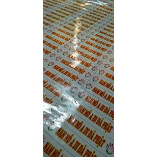 10 Decal A DI ĐÀ PHẬT nền trong