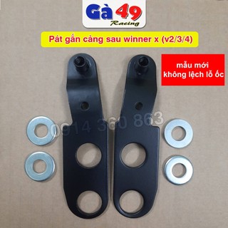 Pat gắn cảng sau Winner x, Pass bợ giữ đèn hậu (Pát rời chế) khi thay cảng