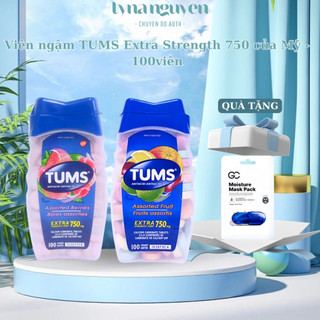 Viên ngậm tums extra strength 750 của mỹ - 100viên