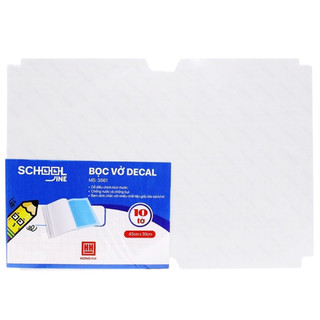 Bọc sách vở decal Hồng Hà