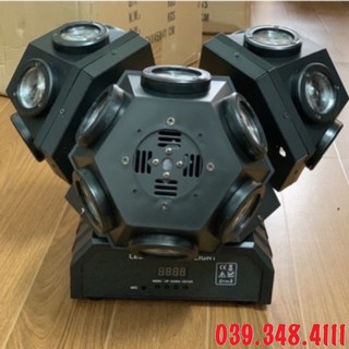 đèn moving 3 đầu 18 bóng có laser