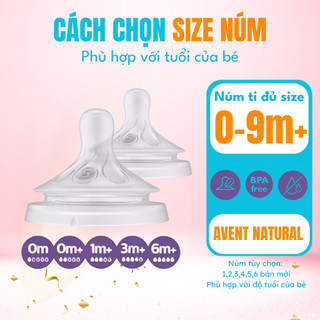 Bình sữa Philips AVENT Natural 125ml_260ml_330ml