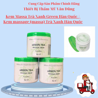 Kem massa trà xanh green hàn quốc | kem massage trà xanh hàn quốc green tea.