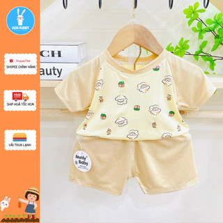 . Đồ bộ cho bé trai bé gái hoạ tiết 5 màu sắc vải mềm mịn, UCHI09