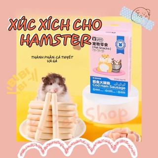 Xúc xích cá tuyết và gà yee cho hamster bear, winter white, robo, campell, bear tạng to,...
