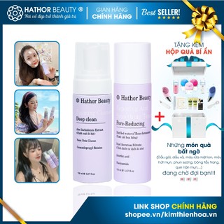 [CHÍNH HÃNG] Bộ đôi sữa rửa mặt và toner Masterfay Hathor Beauty (Kim Thiên Hoa)