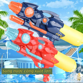 súng bắn nước công xuất lớn, súng nước đồ chơi siêu to cho trẻ