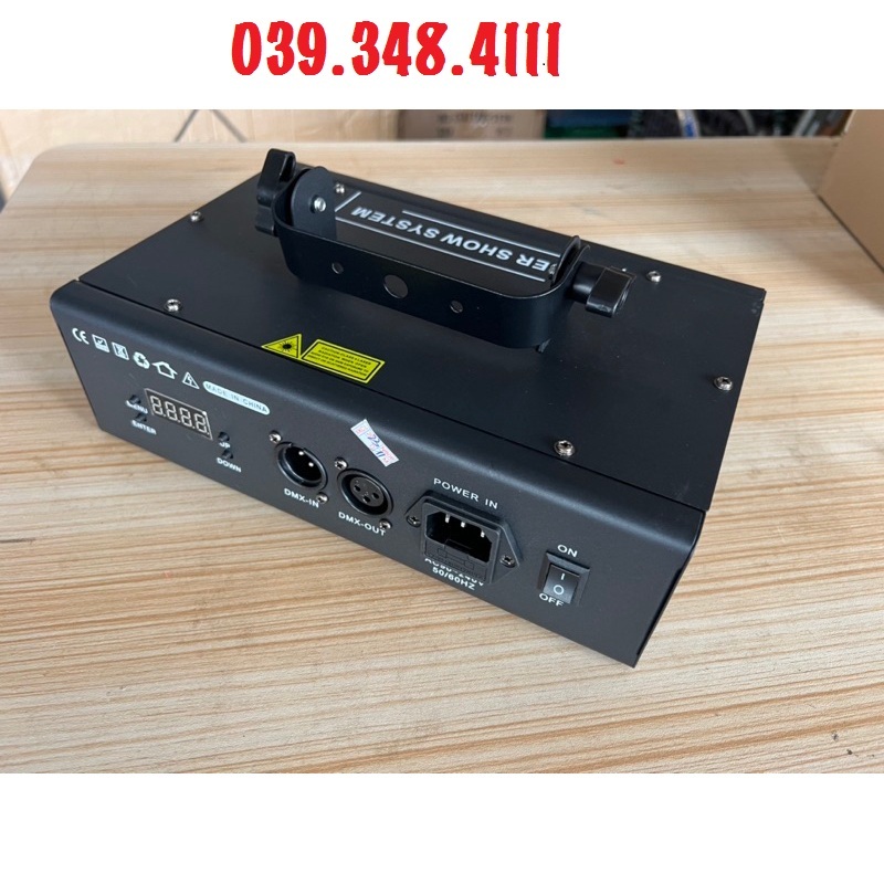 đèn laser 2 cửa 7 màu