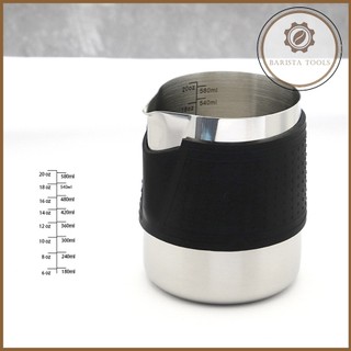 Ca đánh sữa inox 304 thân bọc cao su