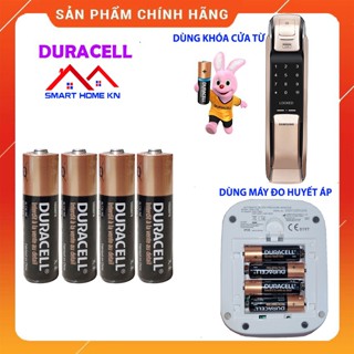 [VỈ 4 VIÊN] Pin duracell aa aaa 1 5v Alkaline máy đo huyết áp omron pin khóa cửa vân tay mic hát karaoke