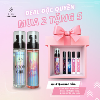 [Mua 2 tặng 5] Body mist Nam/Nữ lisa perfume chính hãng thơm 6-8h toả hương 1-2m thơm nhẹ dịu.